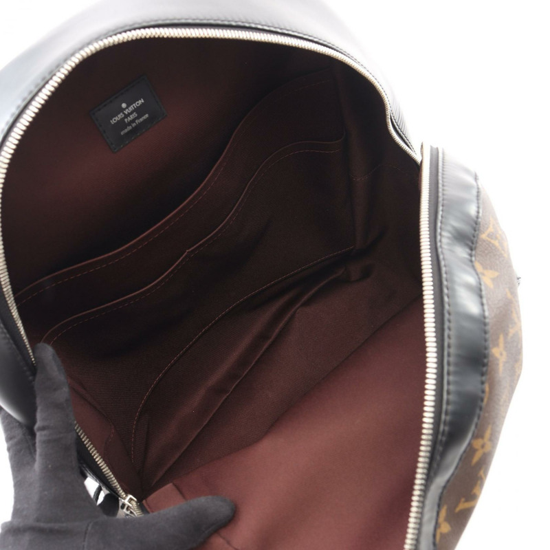 路易威登 Josh 雙肩包 M41530 Monogram macassar 棕色/黑色 二手-2