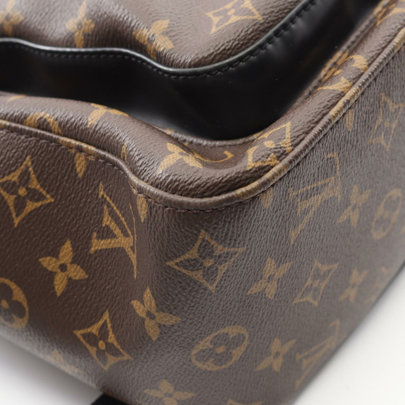 路易威登 Josh 雙肩包 M41530 Monogram macassar 棕色/黑色 二手-5