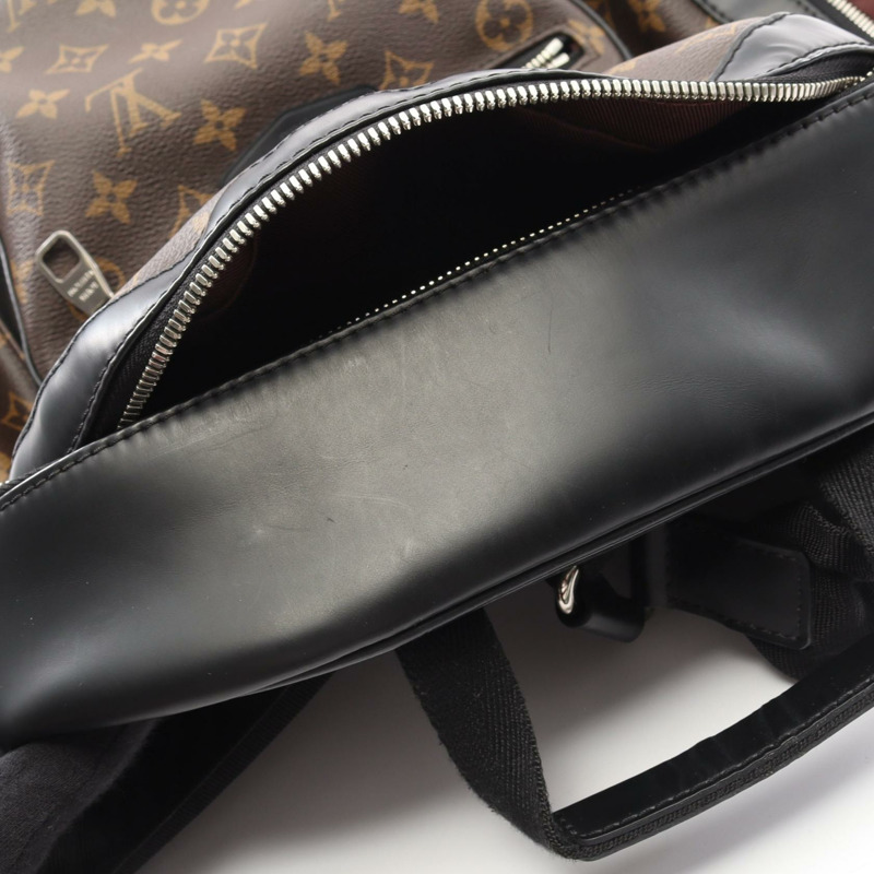 路易威登 Josh 雙肩包 M41530 Monogram macassar 棕色/黑色 二手-9