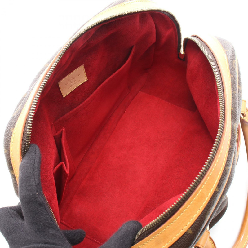 路易威登 Milzi 手提包 M40058 Monogram 帆布皮革棕色二手女士 LV-2