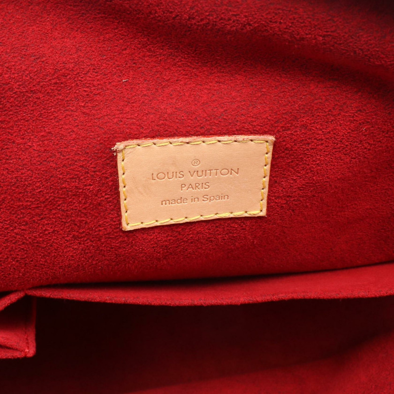 路易威登 Milzi 手提包 M40058 Monogram 帆布皮革棕色二手女士 LV-3