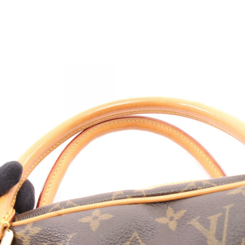 路易威登 Milzi 手提包 M40058 Monogram 帆布皮革棕色二手女士 LV-7