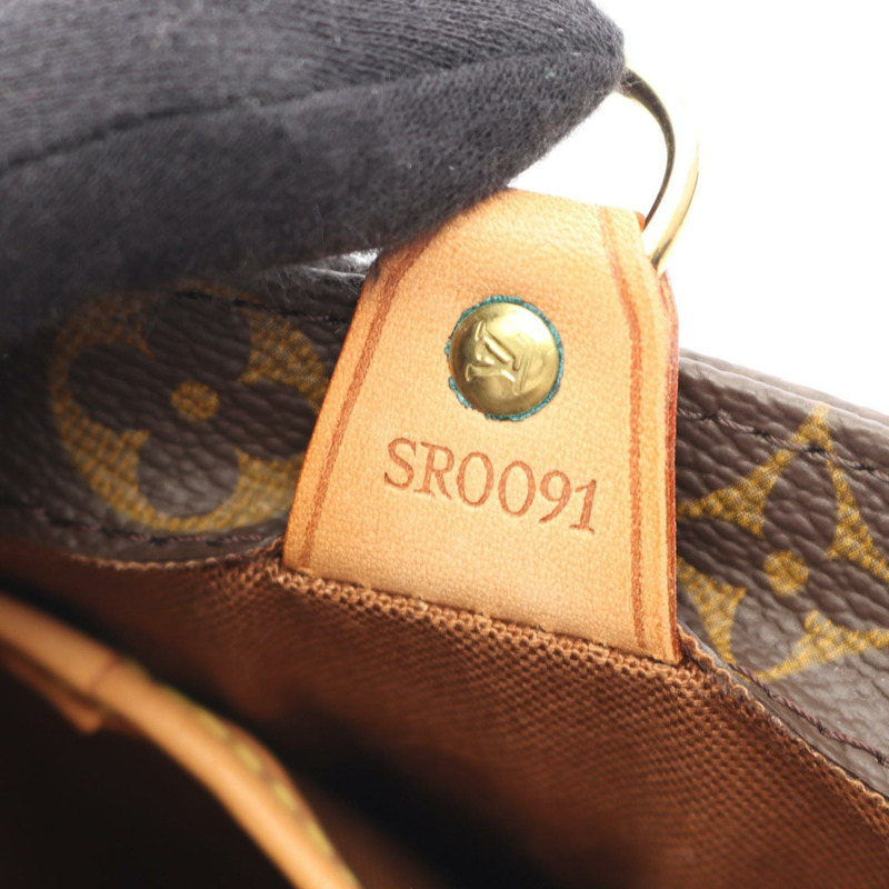 路易威登 Vavin PM 手提包 M51172 Monogram 帆布皮革棕色二手女士-4