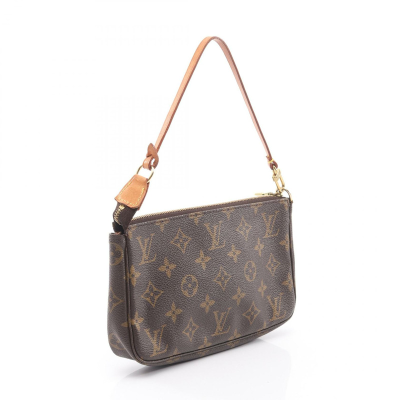 路易威登 Pochette Accessoires 手提包 M51980 Monogram 帆布棕色二手 LV-1