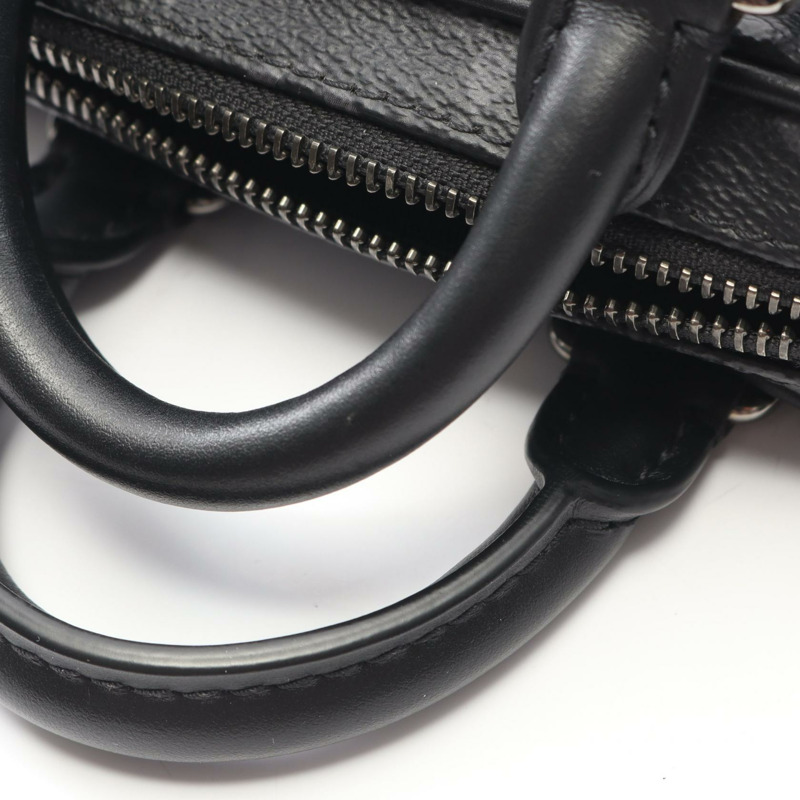 路易威登 Nano PDV 斜背包 M82770 Monogram Eclipse 皮革 黑色-4