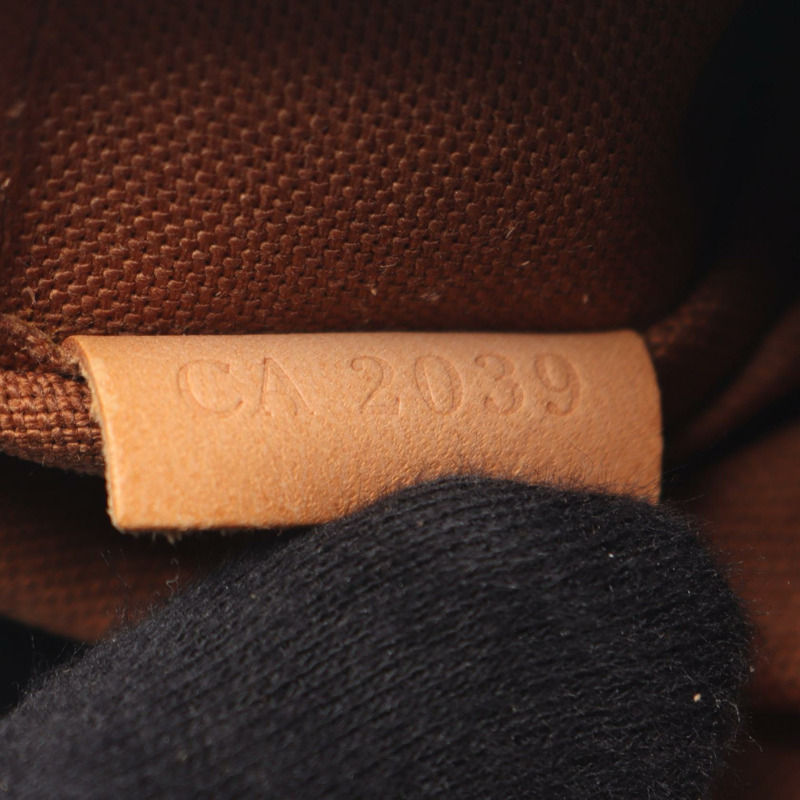 路易威登 Odeon PM 單肩斜背包 M56390 Monogram 皮革 棕色 二手-4