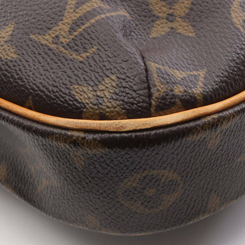 路易威登 Odeon PM 單肩斜背包 M56390 Monogram 皮革 棕色 二手-5