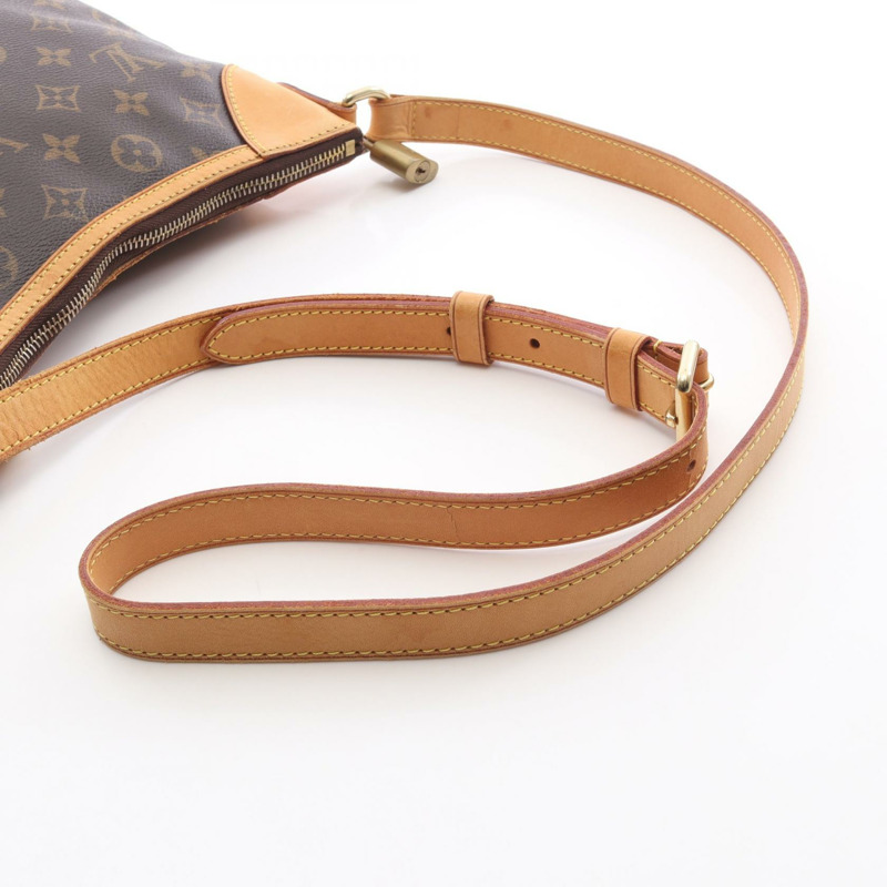 路易威登 Odeon PM 單肩斜背包 M56390 Monogram 皮革 棕色 二手-10