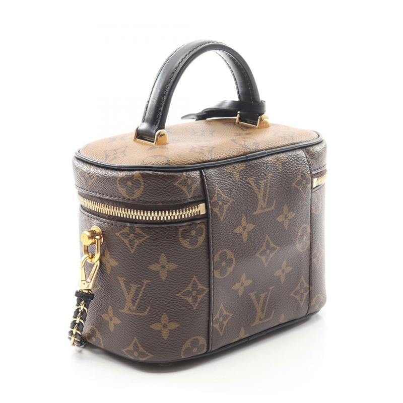 路易威登 Vanity NV PM 鏈條斜背包 M47128 Monogram 反面二手-1