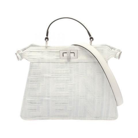 FENDI MARC JACOBS Peekaboo ISeeU 小號斜背包 8BN327 ANYB 牛仔白