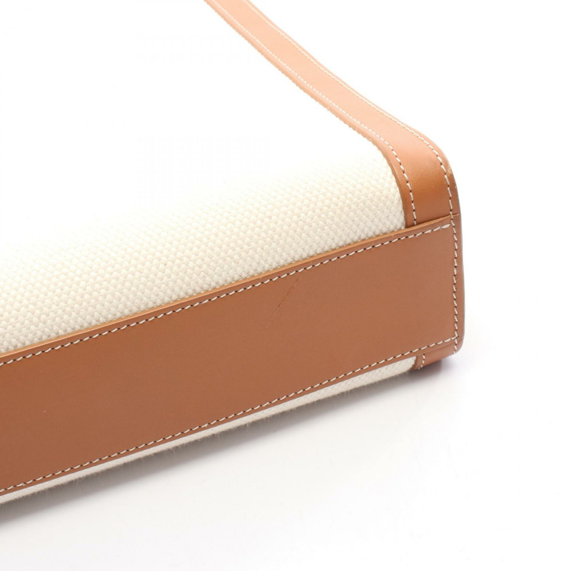 CELINE 小號筆電 Cabas 手提斜背包 192082BNZ 帆布皮革-8