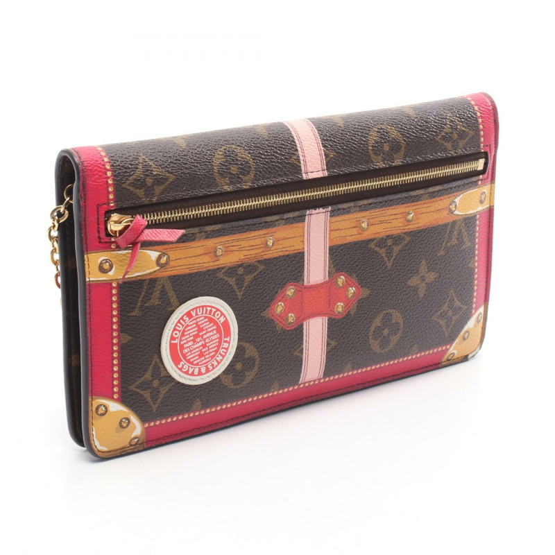 路易威登 Pochette Weekend 鏈條斜背包 M62456 Monogram LV-1
