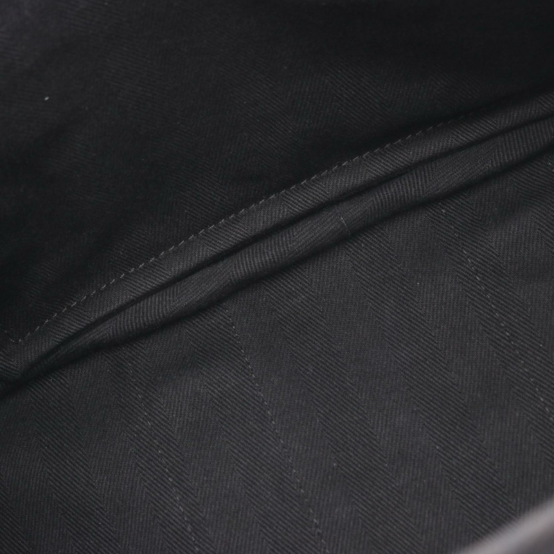 愛馬仕 Valparaiso PM 手提包，人字帆布皮革，黑色，SHW，二手女士-4