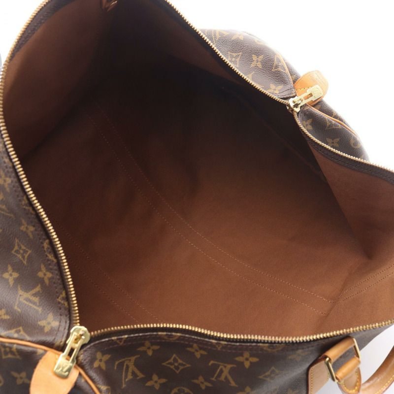 路易威登 Keepall 55 旅行手提包 M41424 Monogram 皮革 棕色 二手-2
