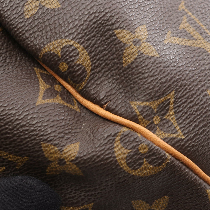 路易威登 Keepall 55 旅行手提包 M41424 Monogram 皮革 棕色 二手-5