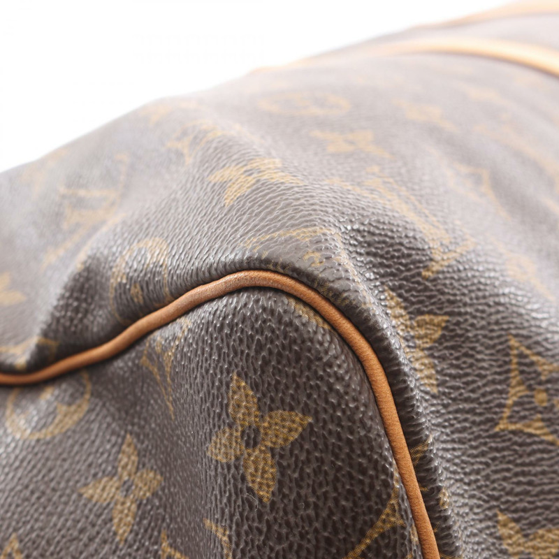 路易威登 Keepall 55 旅行手提包 M41424 Monogram 皮革 棕色 二手-8