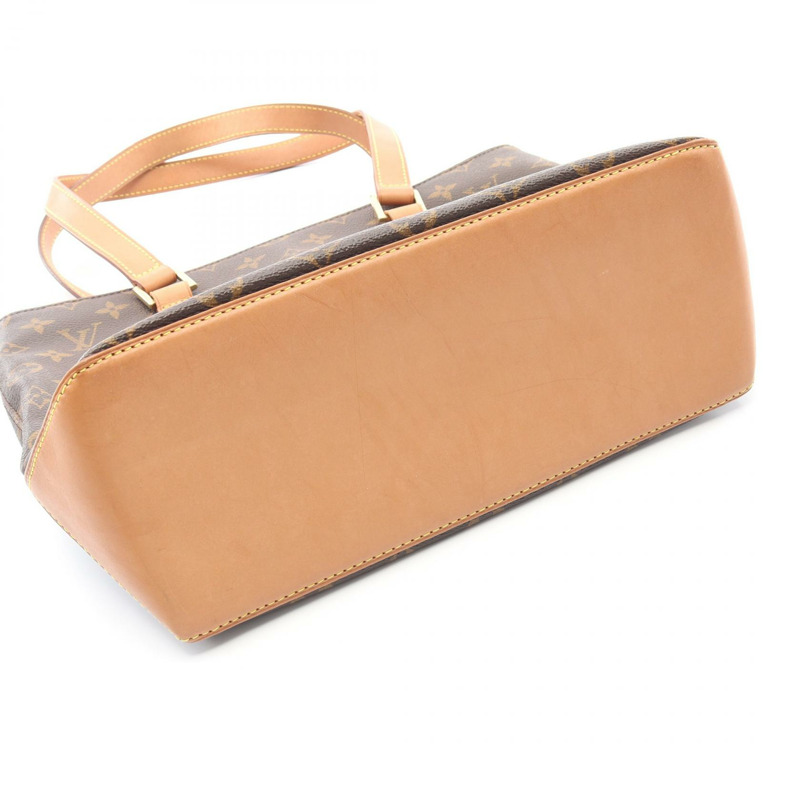 路易威登 Cabas Piano 單肩包 M51148 Monogram 帆布皮革棕色二手-6