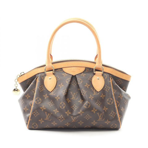 路易威登 Tivoli PM 手提包 M40143 Monogram 帆布皮革棕色二手女士
