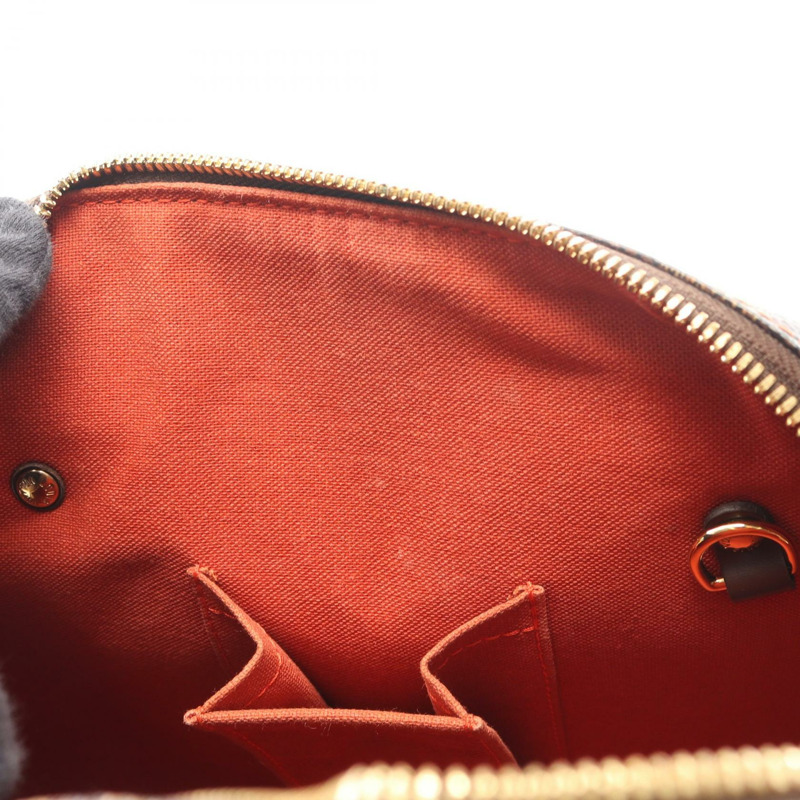 路易威登 Rivera MM 手提包 N41434 Damier 帆布皮革 Ebene 二手女式-6