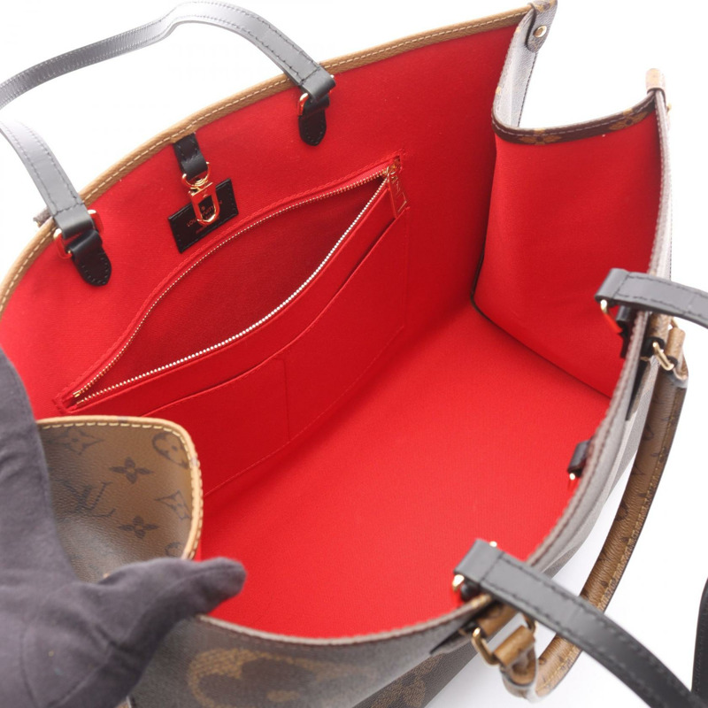 路易威登 On-the-go GM 單肩包 M45320 Monogram Giant Reverse 二手女款-2