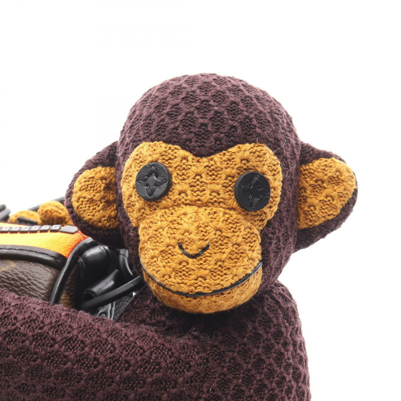 路易威登 Keepall XS 單肩手提包 M80118 Monogram LV Friends 棕色二手-5