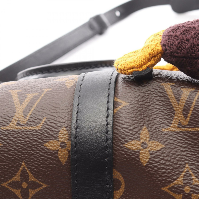 路易威登 Keepall XS 單肩手提包 M80118 Monogram LV Friends 棕色二手-7