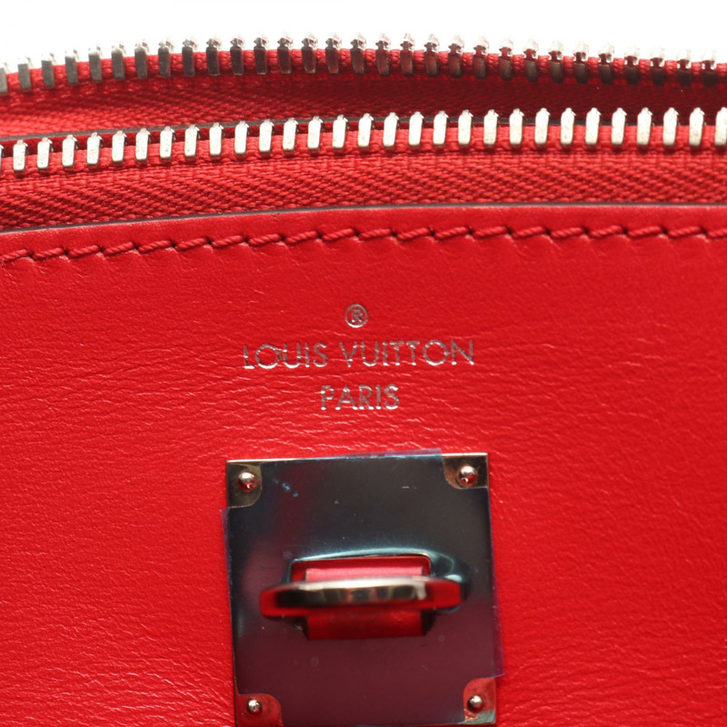 路易威登 City Steamer MM 單肩手提包 M51027 紅色皮革 二手 女士 LV-3
