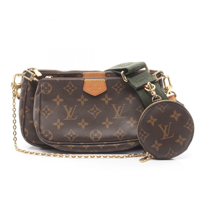 路易威登 Multi Pochette Accessoires 單肩包 M44813 Monogram 二手 LV-0