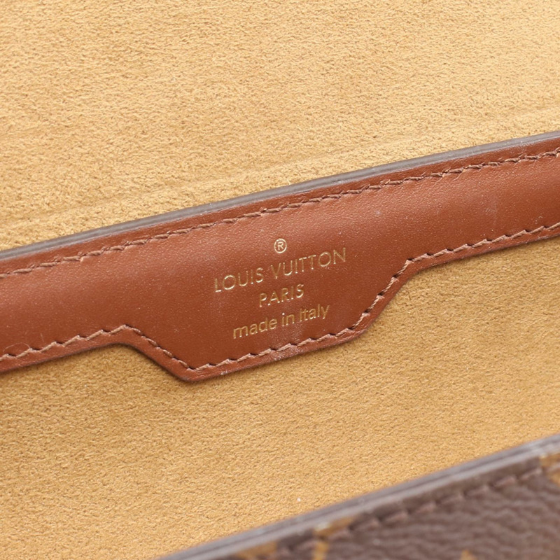 路易威登 Papillon Trunk 鏈條斜背包 M57835 Monogram 帆布 二手-3