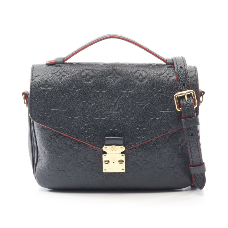 路易威登 Pochette Metis 單肩手提包 M44071 Monogram empreinte 海軍藍 LV-0
