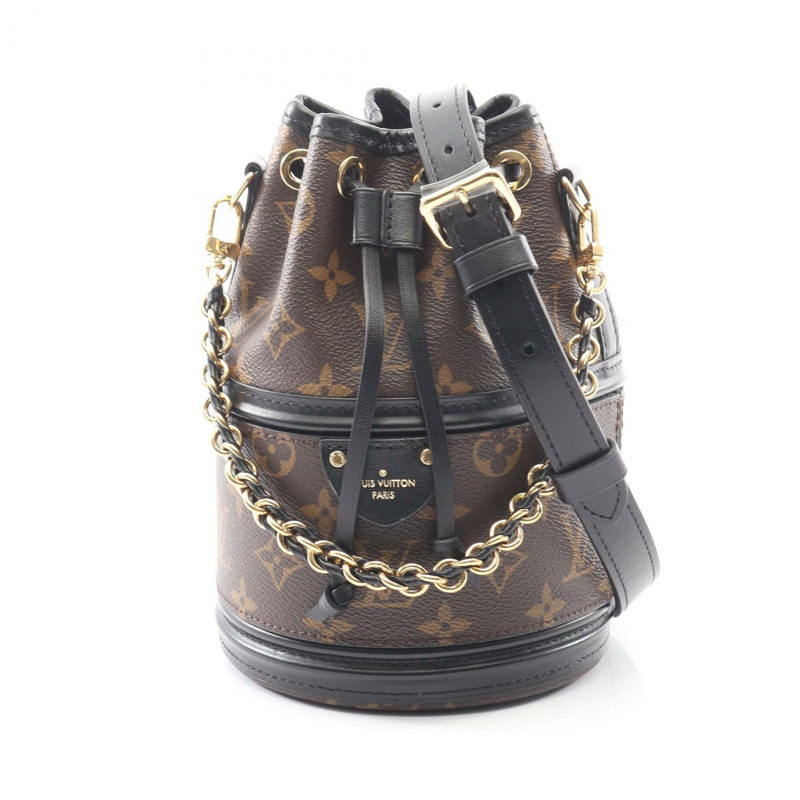 路易威登 Canoe 單肩手提包 M83480 Monogram 帆布 棕色/黑色 二手 LV-0