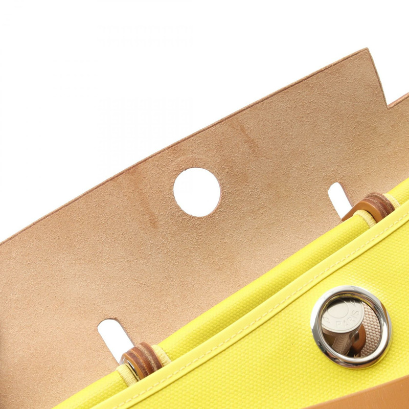 愛馬仕 Herbag Zip PM 單肩手提包 D Toile Twill H Berlin Hunter Lime SHW-6