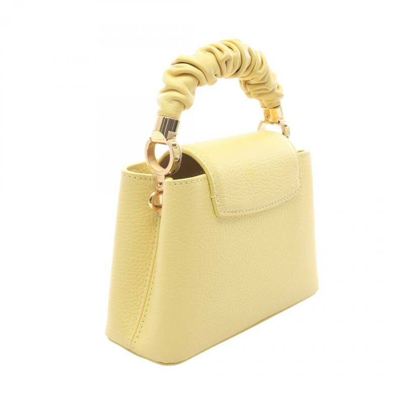 路易威登 Capucine MINI 肩斜背包 M58586 Taurillon 黃色-1