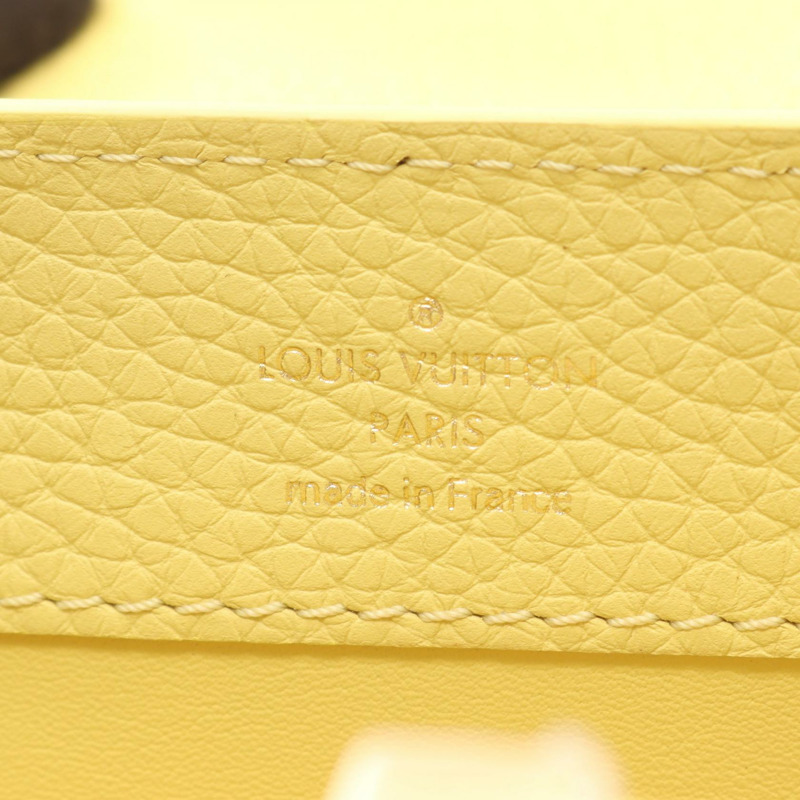 路易威登 Capucine MINI 肩斜背包 M58586 Taurillon 黃色-3