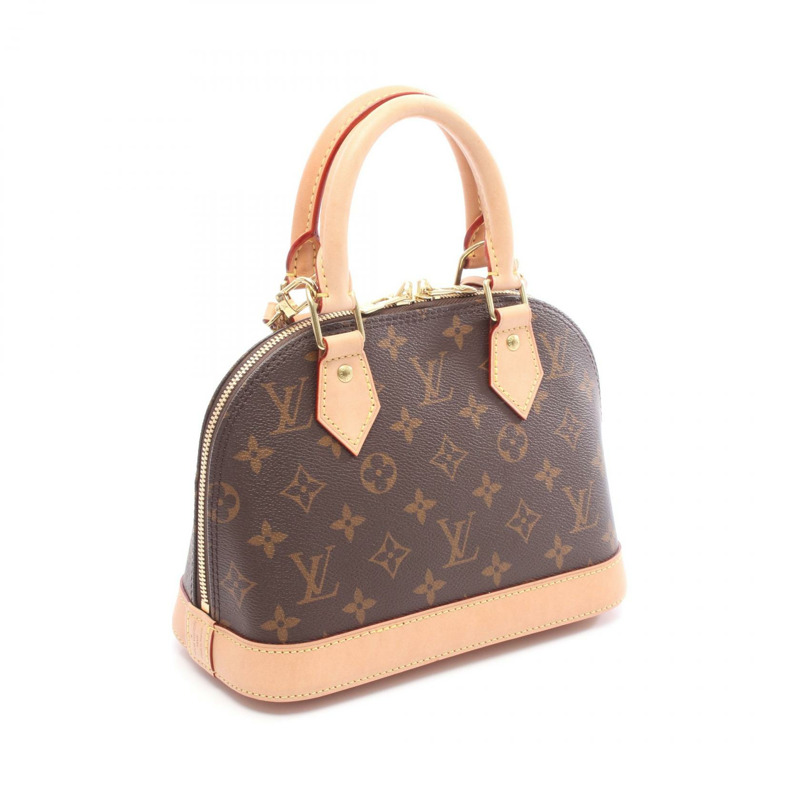 路易威登 Alma BB 單肩手提包 M53152 Monogram 帆布棕色二手女士-1