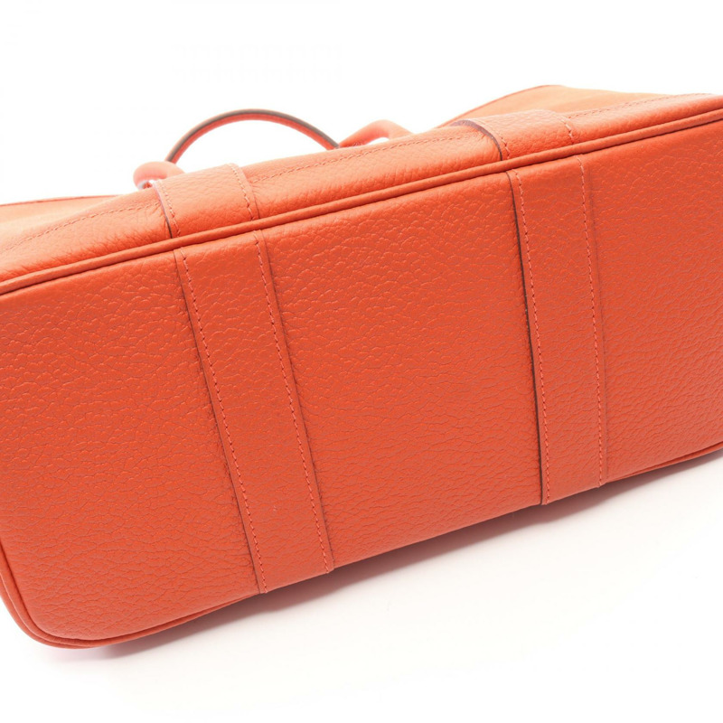 愛馬仕花園派對TPM手提包 Y Toile Military Negonda Capucine SHW 二手-6