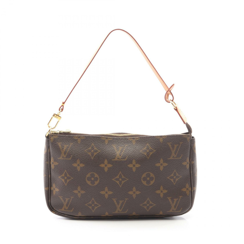 路易威登 Pochette Accessoires 手提包 M51980 Monogram 帆布棕色二手 LV-0
