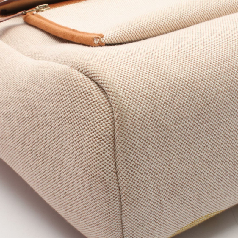 HERMES Herbag 拉鍊小號 Retourne Chaine d'Ancre 單肩手提包 B 印花布 H Hunter-6