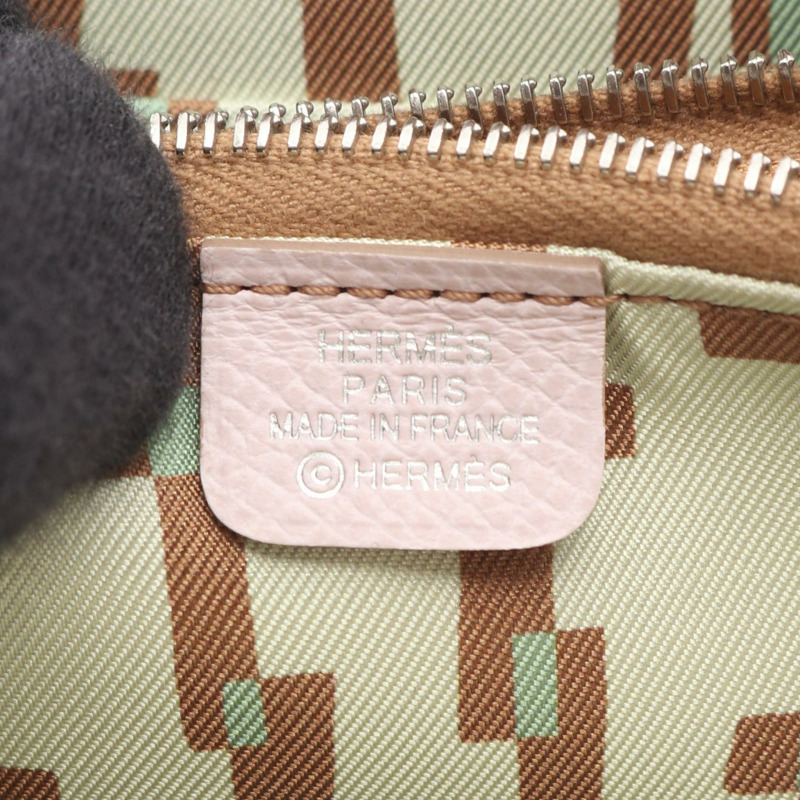 愛馬仕 Azap 粉紅嫩絲滑皮夾 U Epsom 淡紫色二手 SHW-4