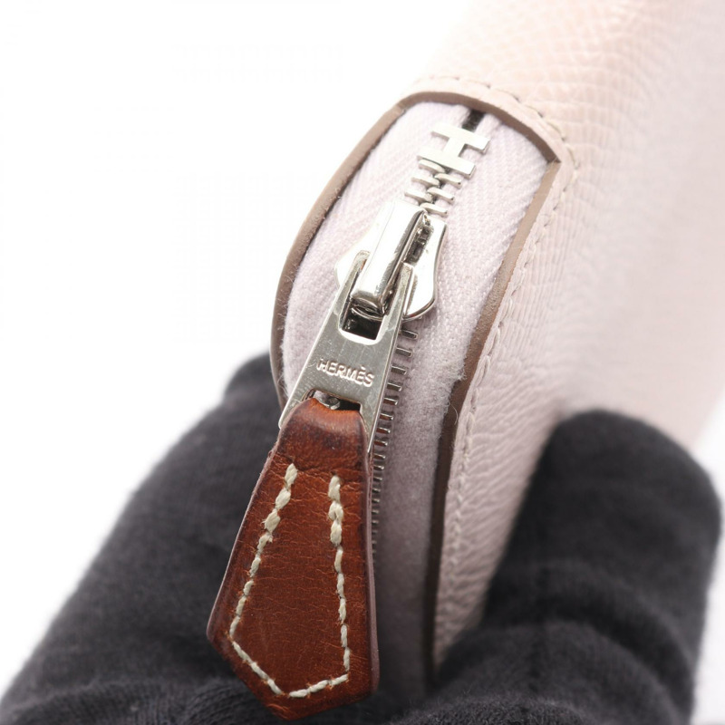 愛馬仕 Azap 粉紅嫩絲滑皮夾 U Epsom 淡紫色二手 SHW-9