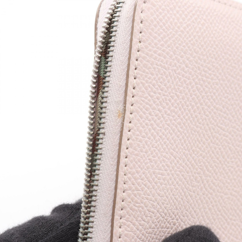 愛馬仕 Azap 粉紅嫩絲滑皮夾 U Epsom 淡紫色二手 SHW-10