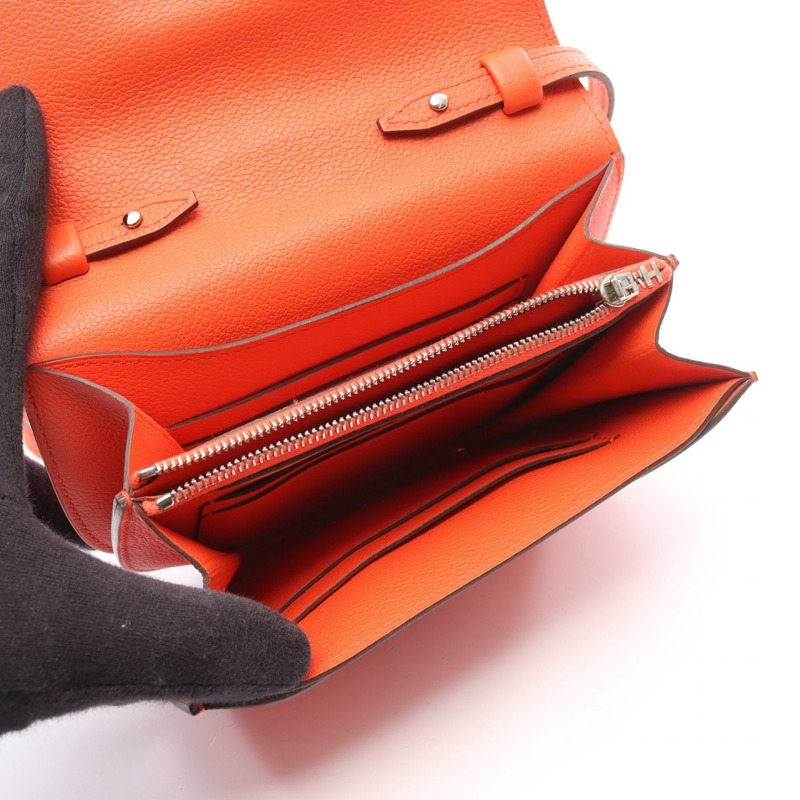 愛馬仕迷你 Convoyeur 肩挎斜背包 Evercolor 粉紅色皮革 SHW 二手-2