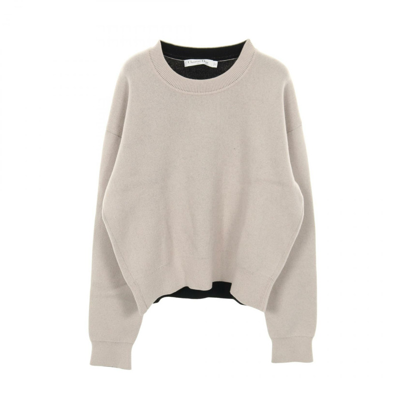 Christian Dior J'ADIOR 8 寬鬆針織衫，羊絨材質，米色，二手女款 #36-0