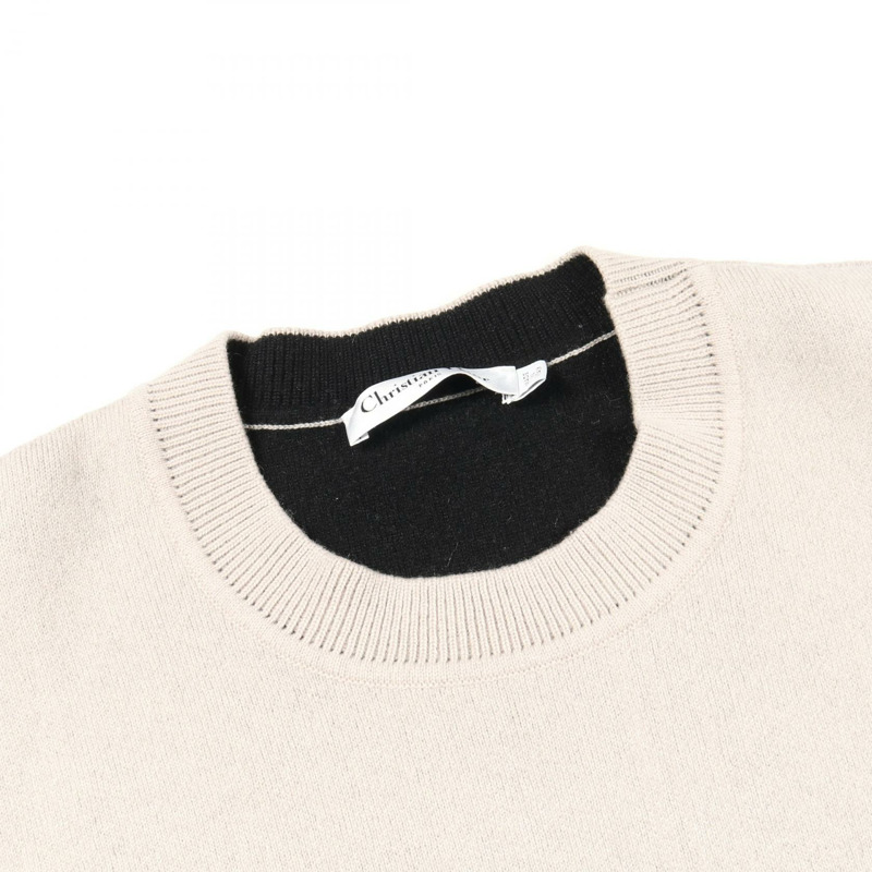 Christian Dior J'ADIOR 8 寬鬆針織衫，羊絨材質，米色，二手女款 #36-5