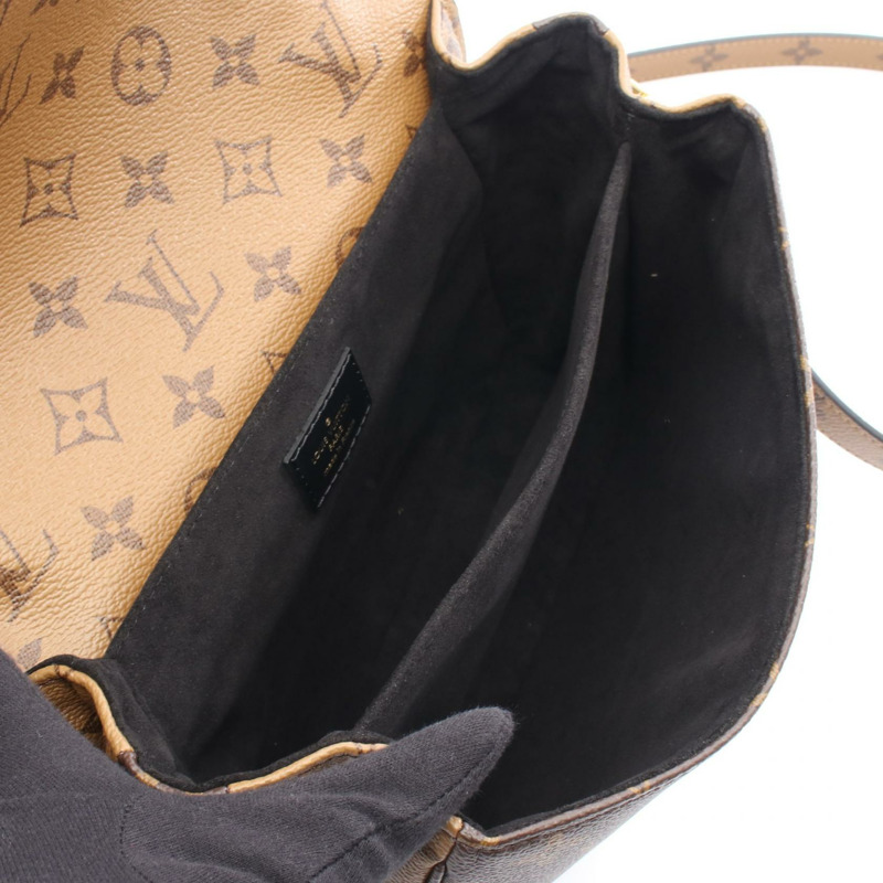 路易威登 Pochette Metis MM 斜背包 M44876 Monogram Reverse 棕色-2