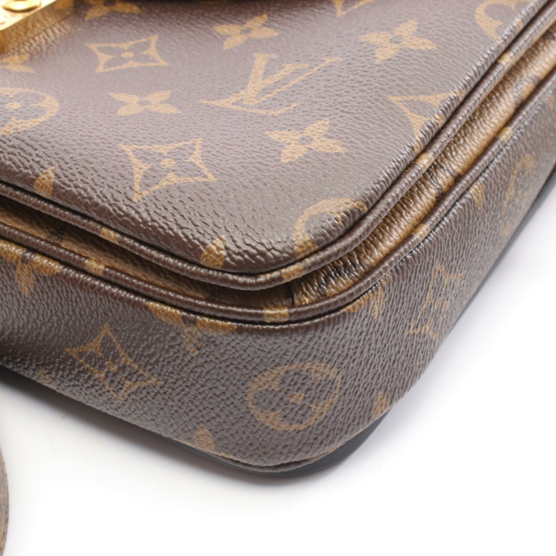 路易威登 Pochette Metis MM 斜背包 M44876 Monogram Reverse 棕色-4