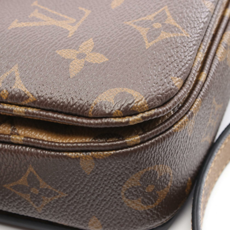 路易威登 Pochette Metis MM 斜背包 M44876 Monogram Reverse 棕色-5