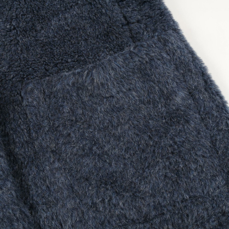 MAX MARA TEDDY 泰迪熊外套 24210161426 羊毛羊駝毛 藍色 二手 女款-5