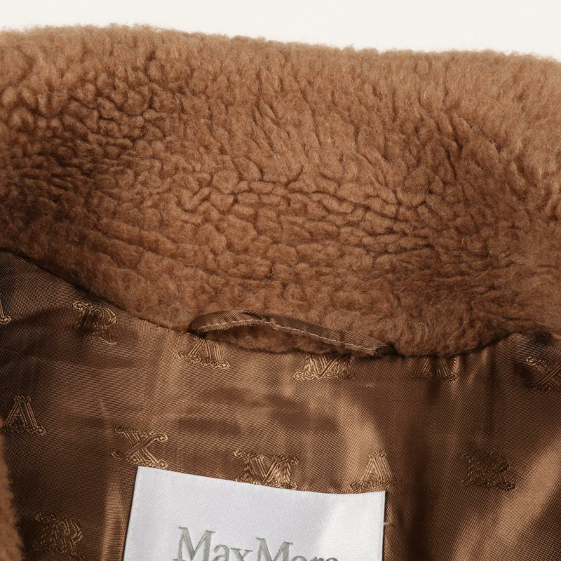 MAX MARA TEDDY 泰迪熊背心 其他外套 127102116 絲質駝色 二手 女款-5