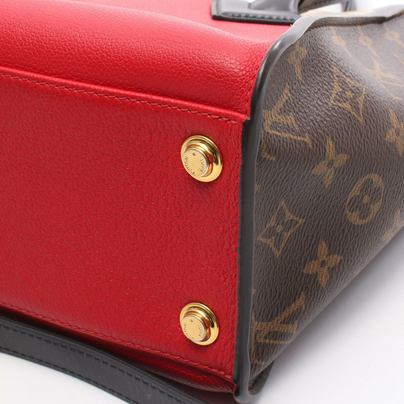 路易威登 On My Side MM 斜背包 M53824 Monogram 皮革 Rouge-7